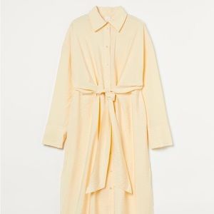 H&M Front-Tie Shirt Dress